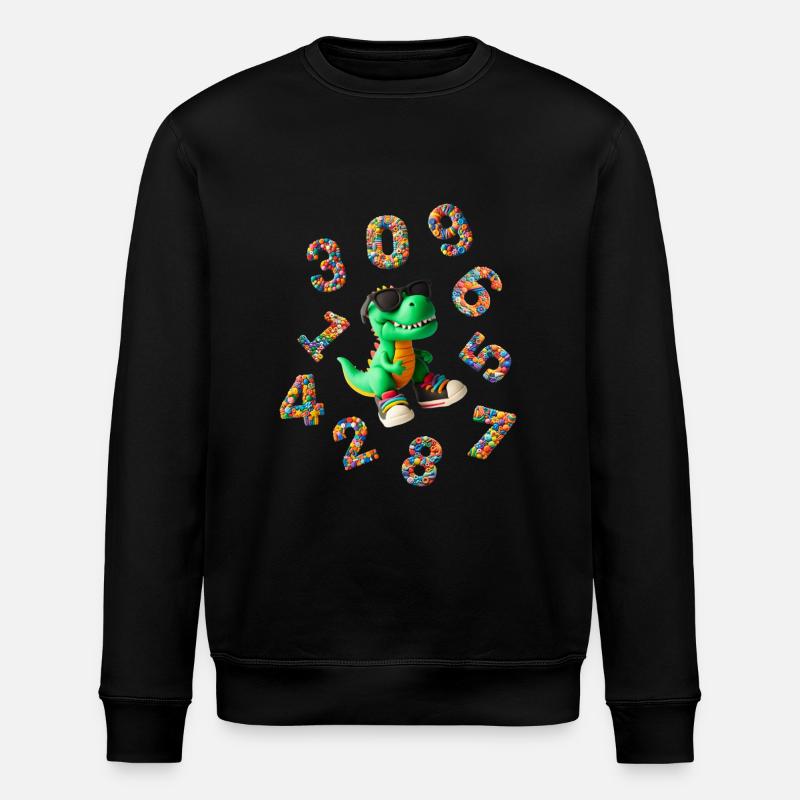 Chiffres - Rentrée avec Dino - Sweat bio ROLLER Stanley/Stella Unisexe - noir