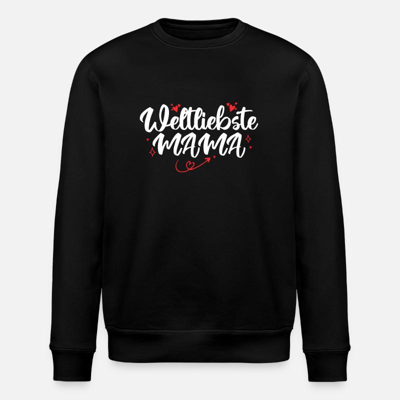 Mutter Familie Mama Geschenk - Sweat bio ROLLER Stanley/Stella Unisexe - noir