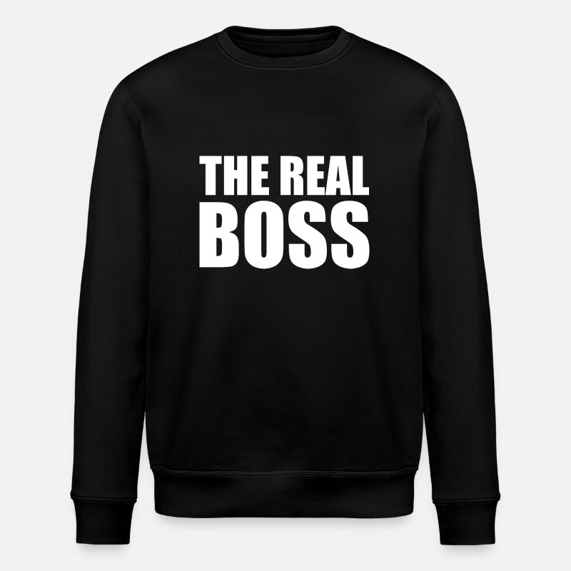 The real boss - Sweat bio ROLLER Stanley/Stella Unisexe - noir