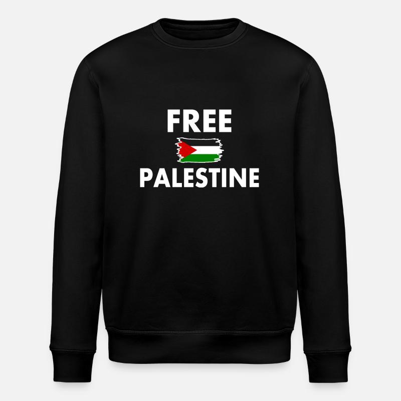 Free palestine - Sweat bio ROLLER Stanley/Stella Unisexe - noir