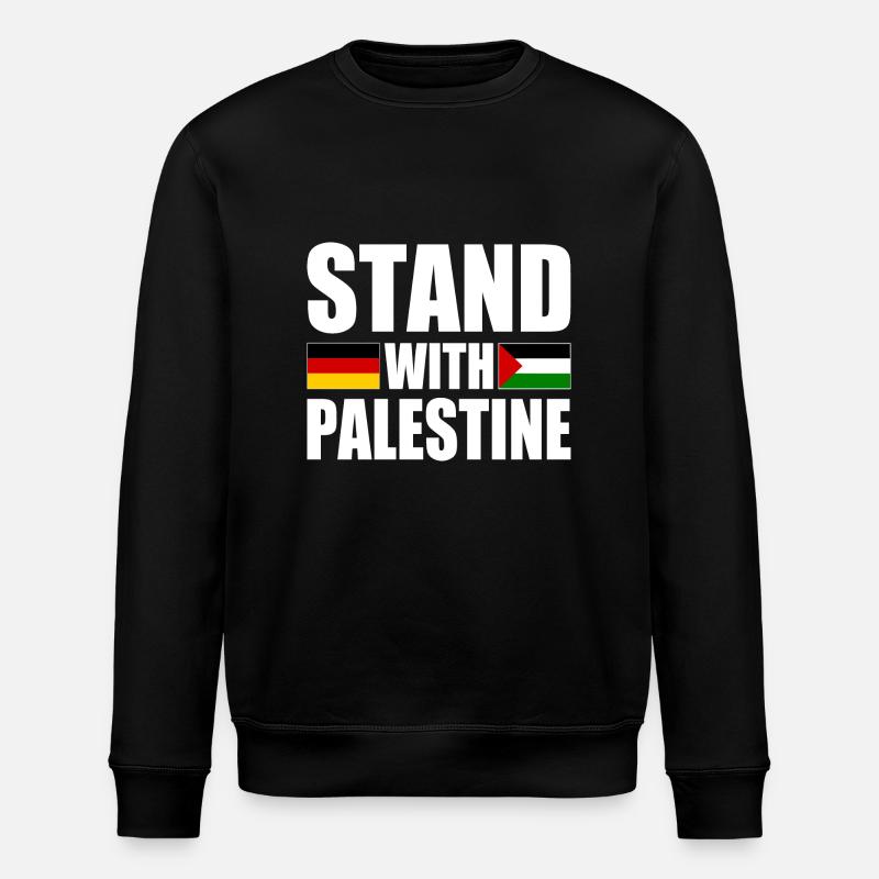 Stand with palestine - Stanley/Stella Unisex Bio-Sweatshirt ROLLER - Schwarz
