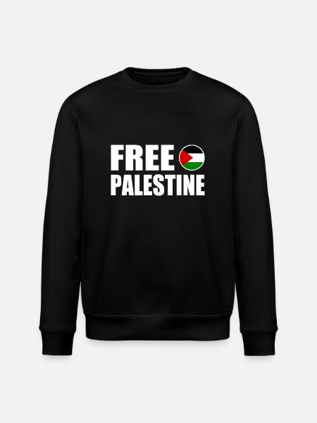 Free palestine - Stanley/Stella ROLLER Unisex Organic Sweatshirt - black