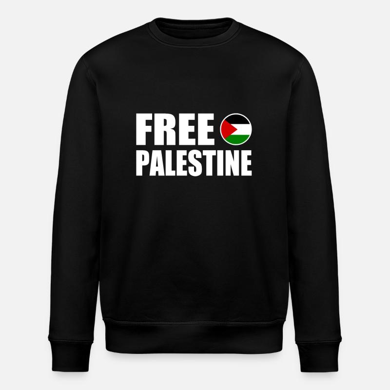 Free palestine - Stanley/Stella ROLLER Unisex Organic Sweatshirt - black