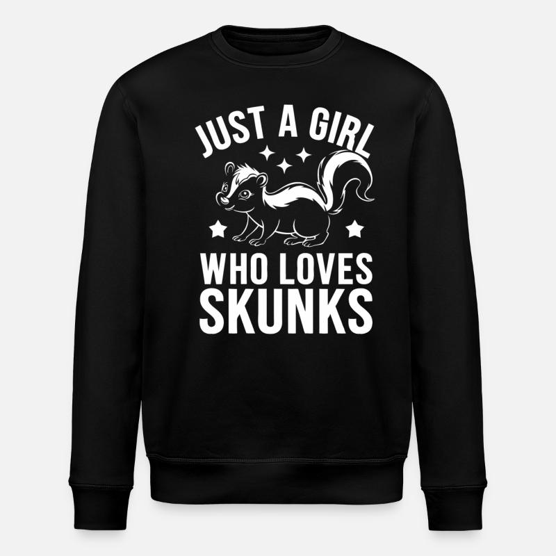 Animaux du zoo de mouffette - Sweat bio ROLLER Stanley/Stella Unisexe - noir