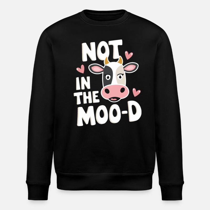 Cow Farmer Farm Cows Farmer - Stanley/Stella ROLLER Unisex Organic Sweatshirt - black