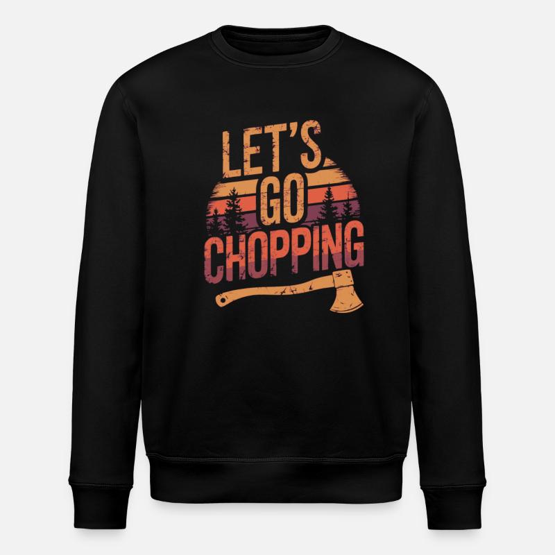 Bûcheron Coupe-arbre à tronçonner - Sweat bio ROLLER Stanley/Stella Unisexe - noir