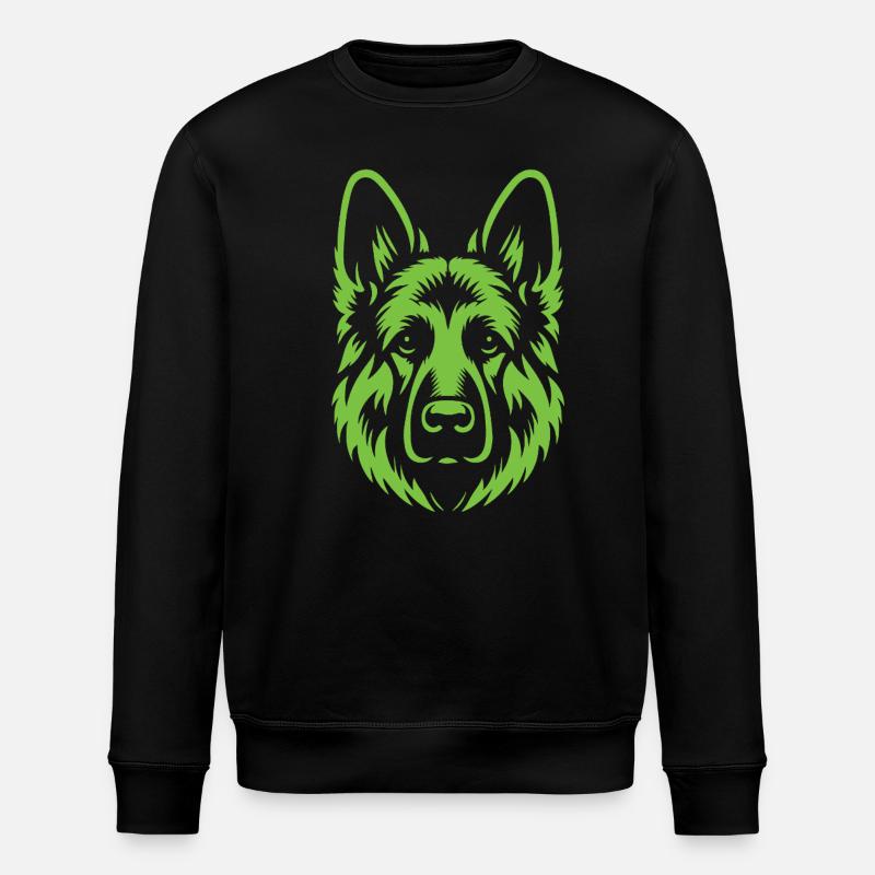 Green Shepherd Design - Stanley/Stella ROLLER Unisex Organic Sweatshirt - black