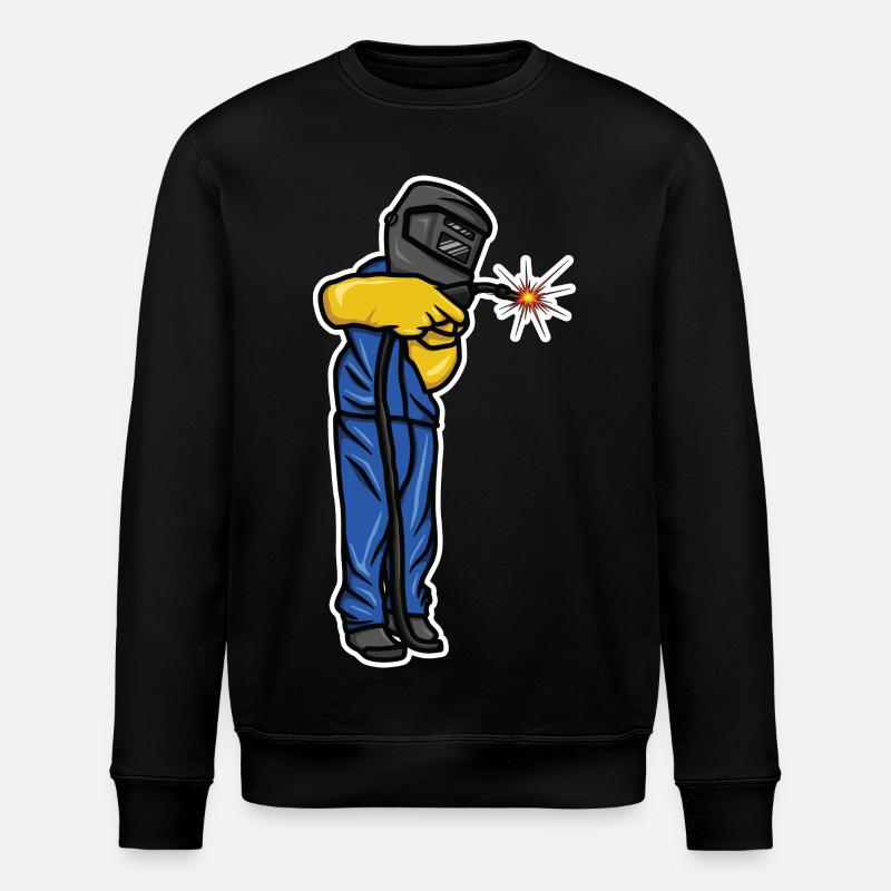 Drôle de soudeur - Sweat bio ROLLER Stanley/Stella Unisexe - noir