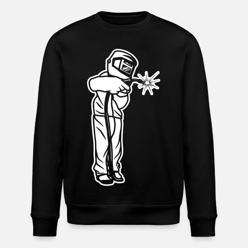 Schweißer Kind - Stanley/Stella Unisex Bio-Sweatshirt ROLLER - Schwarz