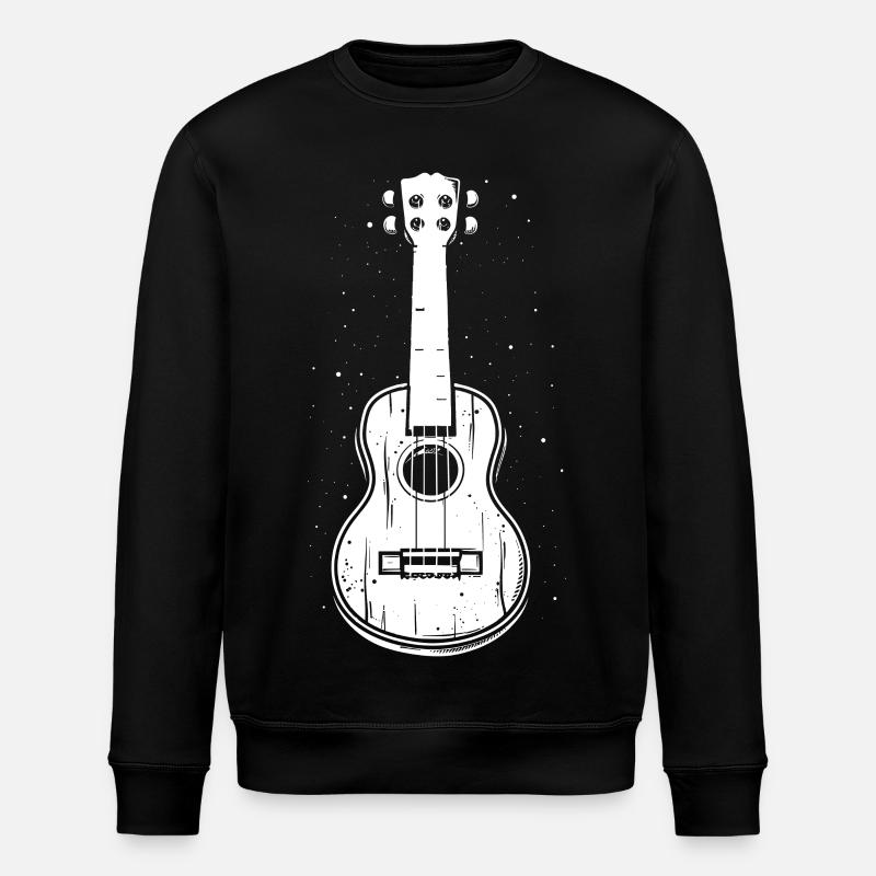 Dessin de ukulélé - Sweat bio ROLLER Stanley/Stella Unisexe - noir