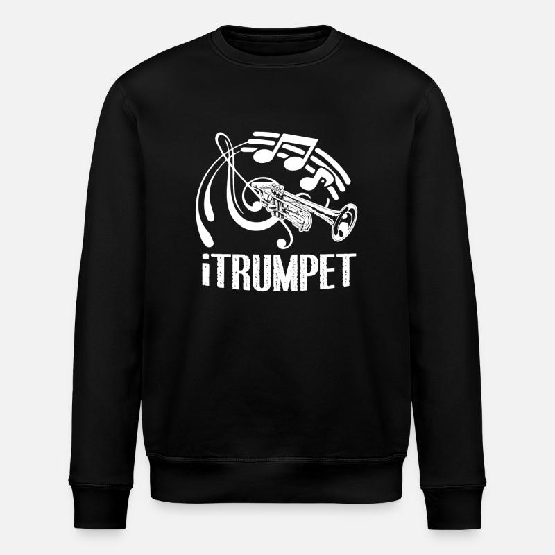 Trompette Trompette drôle - Sweat bio ROLLER Stanley/Stella Unisexe - noir