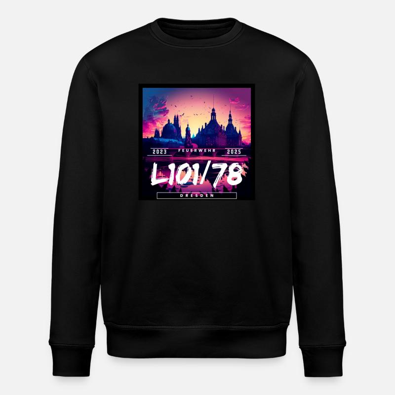 Skyline Dresden - Stanley/Stella Unisex Bio-Sweatshirt ROLLER - Schwarz