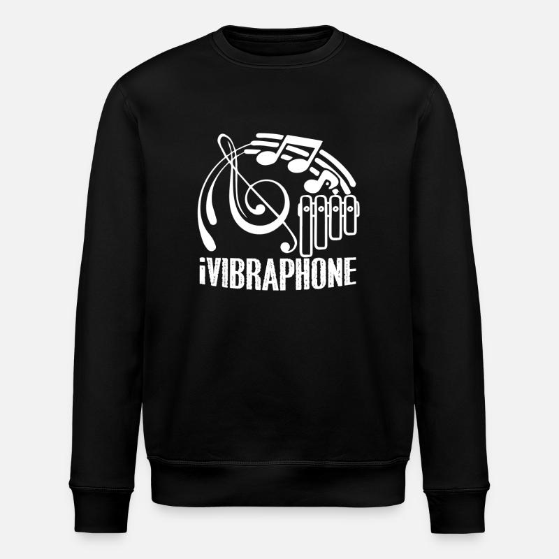 Vibraphone Funny Vibraphone - Stanley/Stella ROLLER Unisex Organic Sweatshirt - black