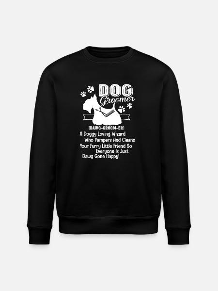 Dog Groomer Definition - Stanley/Stella ROLLER Unisex Organic Sweatshirt - black