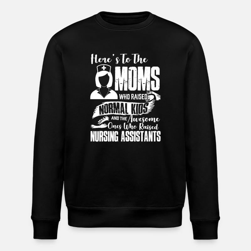 Nursing Assistant Mom - Stanley/Stella ROLLER Unisex Organic Sweatshirt - black