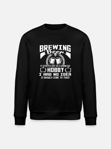 Beer Brewing Love Beer Brewing - Stanley/Stella ROLLER Unisex Organic Sweatshirt - black