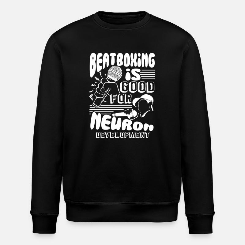 Beatboxer Beatboxing Is Good - Stanley/Stella ROLLER Unisex Organic Sweatshirt - black