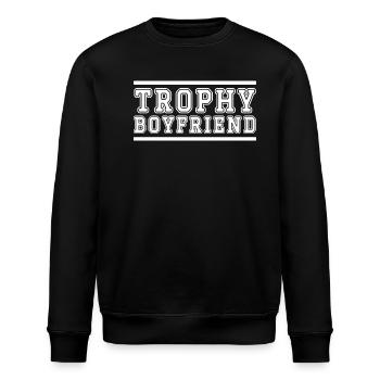 Freund Paare Liebe Beziehung Partner Geschenkidee - Stanley/Stella Unisex Bio-Sweatshirt ROLLER - Schwarz - Vorne - Nik (191cm)