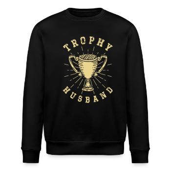 Ehemann Bräutigam Heirat Hochzeit Geschenkidee - Stanley/Stella Unisex Bio-Sweatshirt ROLLER - Schwarz - Vorne - Nik (191cm)
