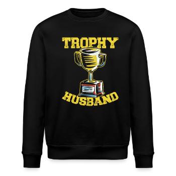 Ehemann Bräutigam Heirat Hochzeit Geschenkidee - Stanley/Stella Unisex Bio-Sweatshirt ROLLER - Schwarz - Vorne - Nik (191cm)