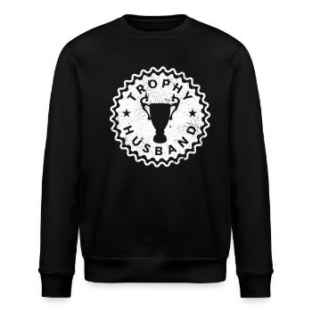 Ehemann Bräutigam Heirat Hochzeit Geschenkidee - Stanley/Stella Unisex Bio-Sweatshirt ROLLER - Schwarz - Vorne - Nik (191cm)