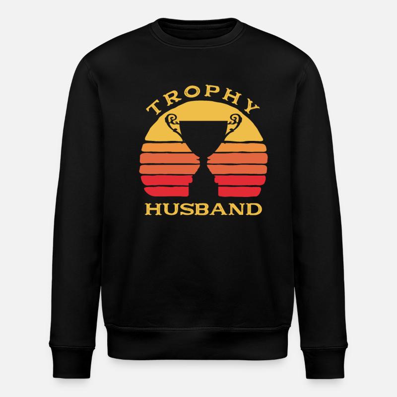Ehemann Bräutigam Heirat Hochzeit Geschenkidee - Stanley/Stella Unisex Bio-Sweatshirt ROLLER - Schwarz