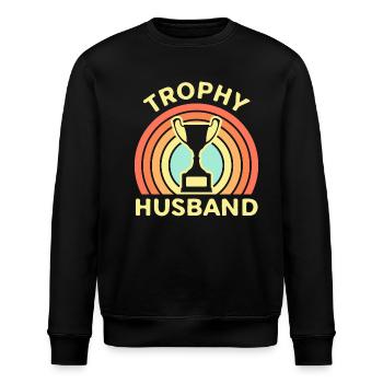 Mari Mariage Hommes Idée cadeau Mariage Mariage - Sweat bio ROLLER Stanley/Stella Unisexe - noir - Devant - Nik (191cm)
