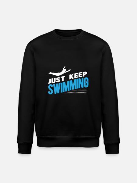 Swimmer - Stanley/Stella ROLLER Unisex Organic Sweatshirt - black