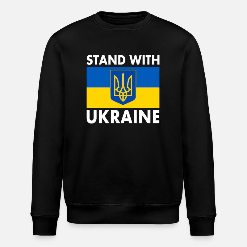 Stand with ukraine - Sweat bio ROLLER Stanley/Stella Unisexe - noir