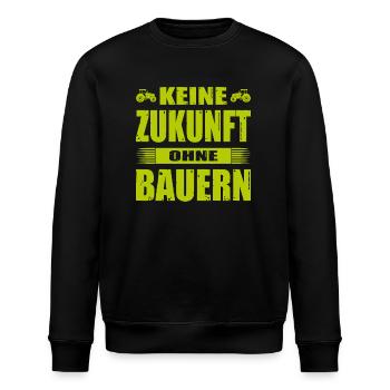Bauernprotest Landwirt Demo Bauerndemo Treckerdemo - Stanley/Stella Unisex Bio-Sweatshirt ROLLER - Schwarz - Vorne - Nik (191cm)
