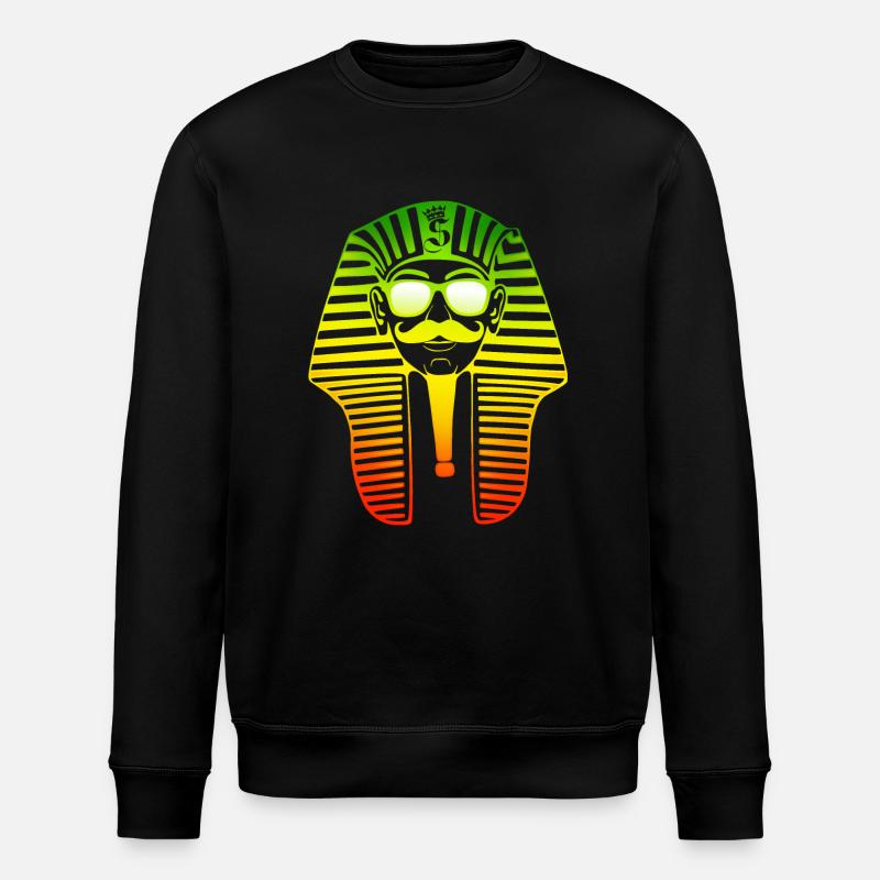 Pharaon Swagg Rasta - Stanley/Stella ROLLER Unisex Organic Sweatshirt - black