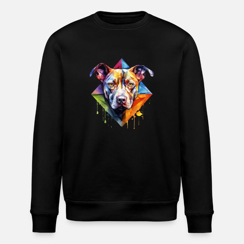 Pitbull - Stanley/Stella ROLLER Unisex Organic Sweatshirt - black