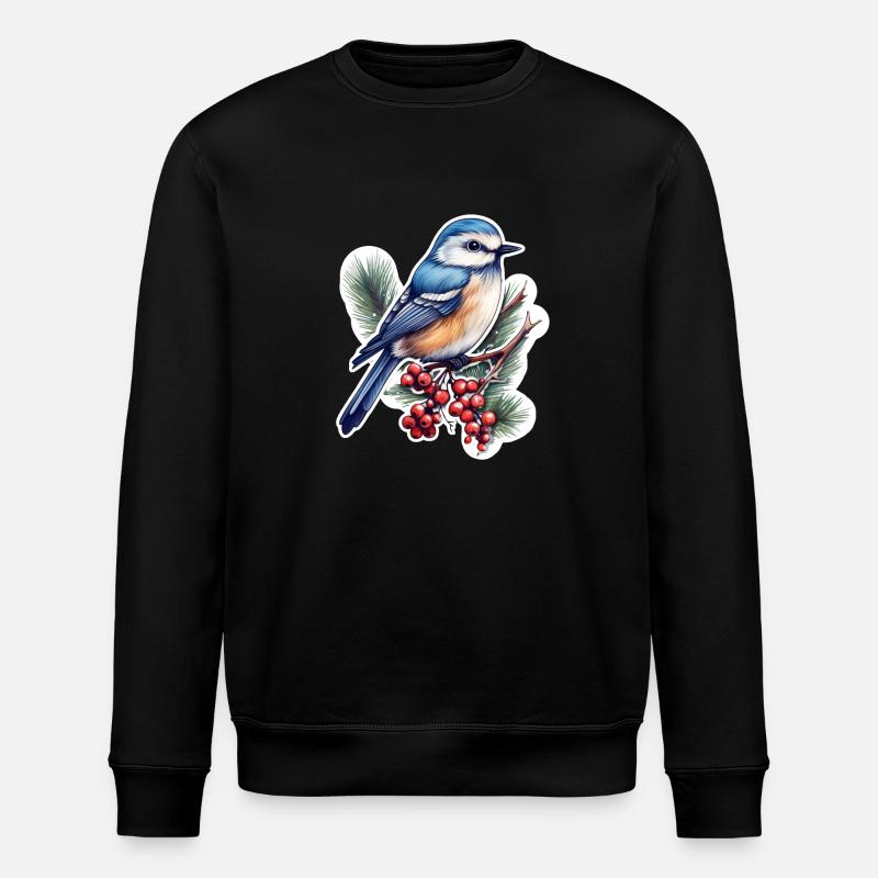 Pic, Sittelle - Sweat bio ROLLER Stanley/Stella Unisexe - noir