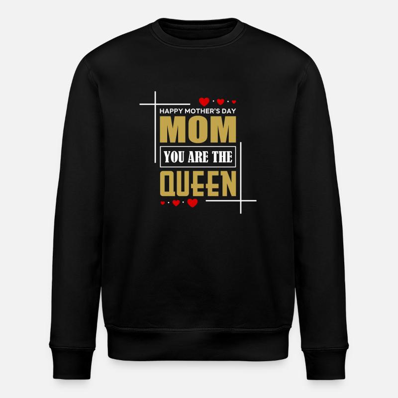 Happy Mothers Day - Stanley/Stella Unisex Bio-Sweatshirt ROLLER - Schwarz