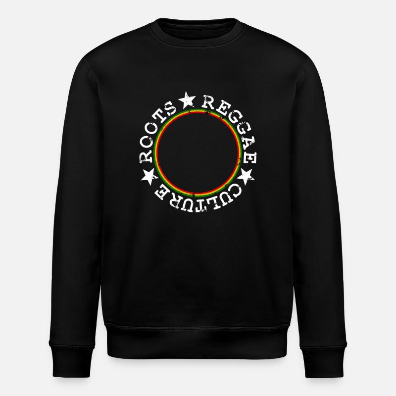 Roots Reggae - Stanley/Stella Unisex Bio-Sweatshirt ROLLER - Schwarz