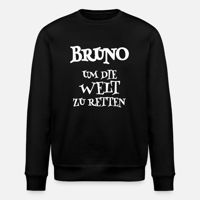 Rescuer Bruno - Stanley/Stella ROLLER Unisex Organic Sweatshirt - black