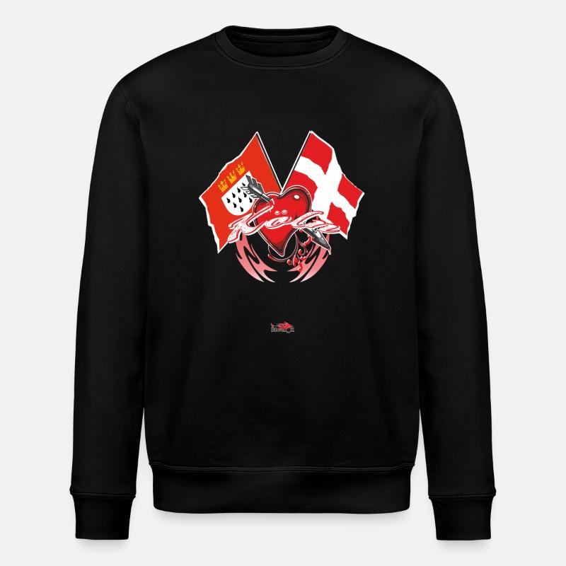 Cologne - montrer le drapeau - Sweat bio ROLLER Stanley/Stella Unisexe - noir
