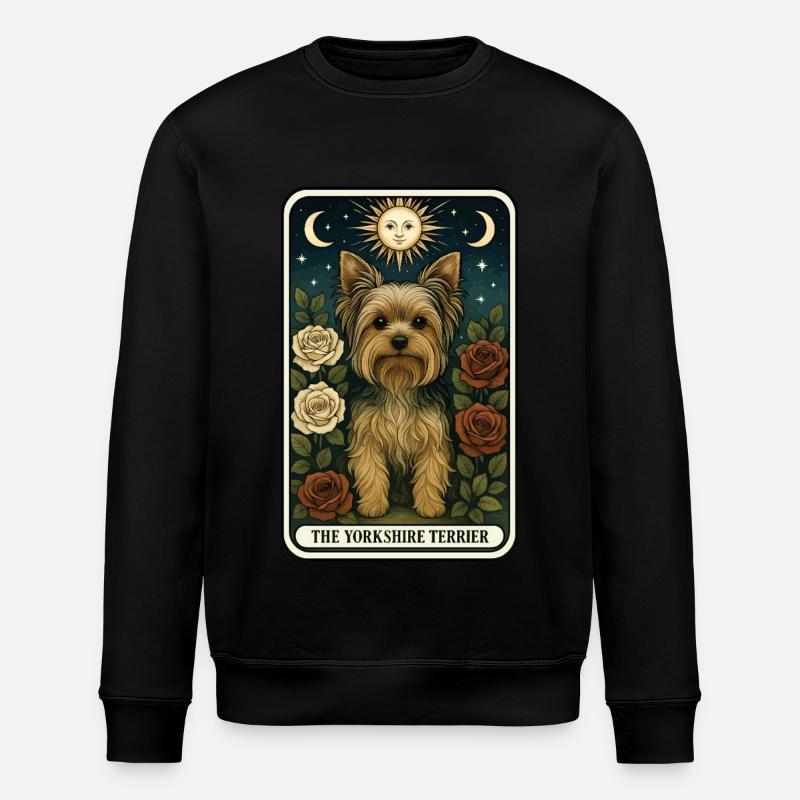 Yorkshire Terrier - Stanley/Stella Unisex Bio-Sweatshirt ROLLER - Schwarz