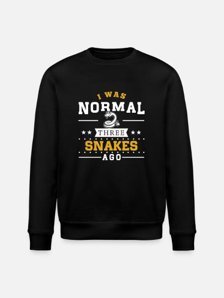 Three Snakes Ago - Stanley/Stella Unisex Bio-Sweatshirt ROLLER - Schwarz