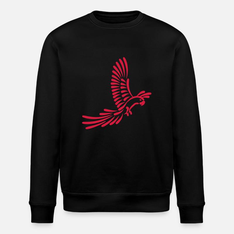 Perroquet - Sweat bio ROLLER Stanley/Stella Unisexe - noir