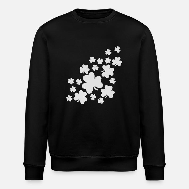 Shamrocks - Stanley/Stella ROLLER Unisex Organic Sweatshirt - black