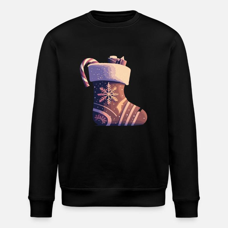 Bas de Noël - Sweat bio ROLLER Stanley/Stella Unisexe - noir