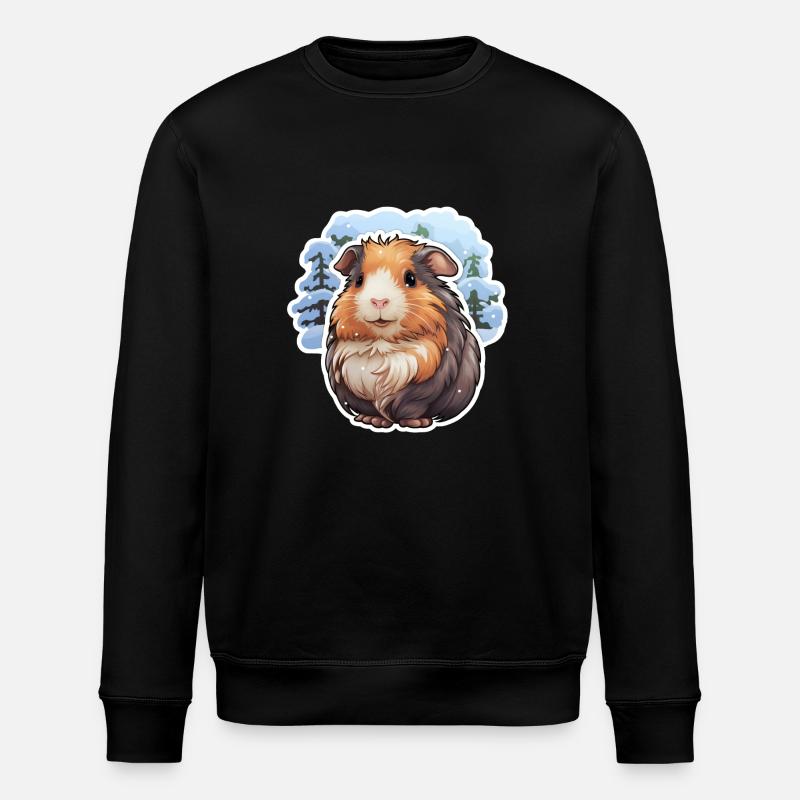 Cochon d’Inde d’hiver - Sweat bio ROLLER Stanley/Stella Unisexe - noir