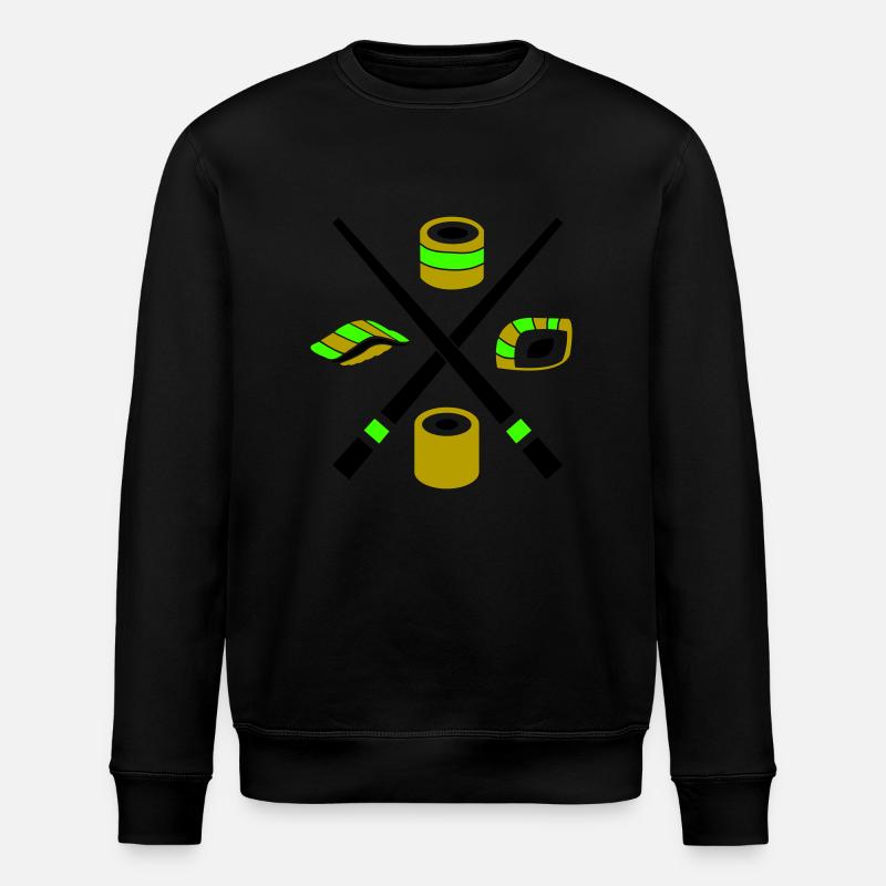 sushi - Stanley/Stella Unisex Bio-Sweatshirt ROLLER - Schwarz