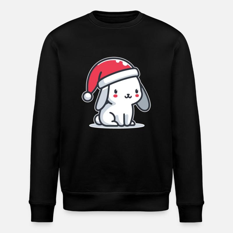 Lapin de Noël - Sweat bio ROLLER Stanley/Stella Unisexe - noir