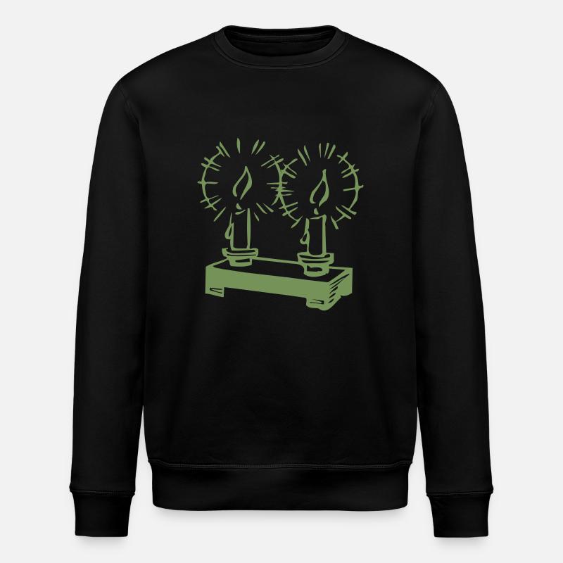 kerzen - Stanley/Stella Unisex Bio-Sweatshirt ROLLER - Schwarz