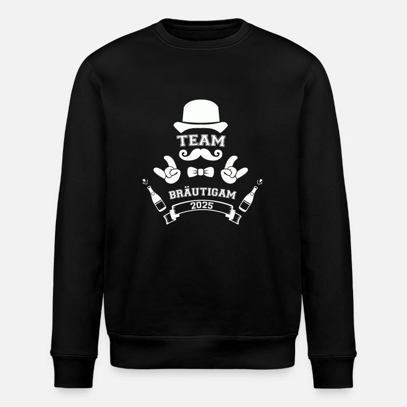 Team Groom 2025 - Stanley/Stella ROLLER Unisex Organic Sweatshirt - black