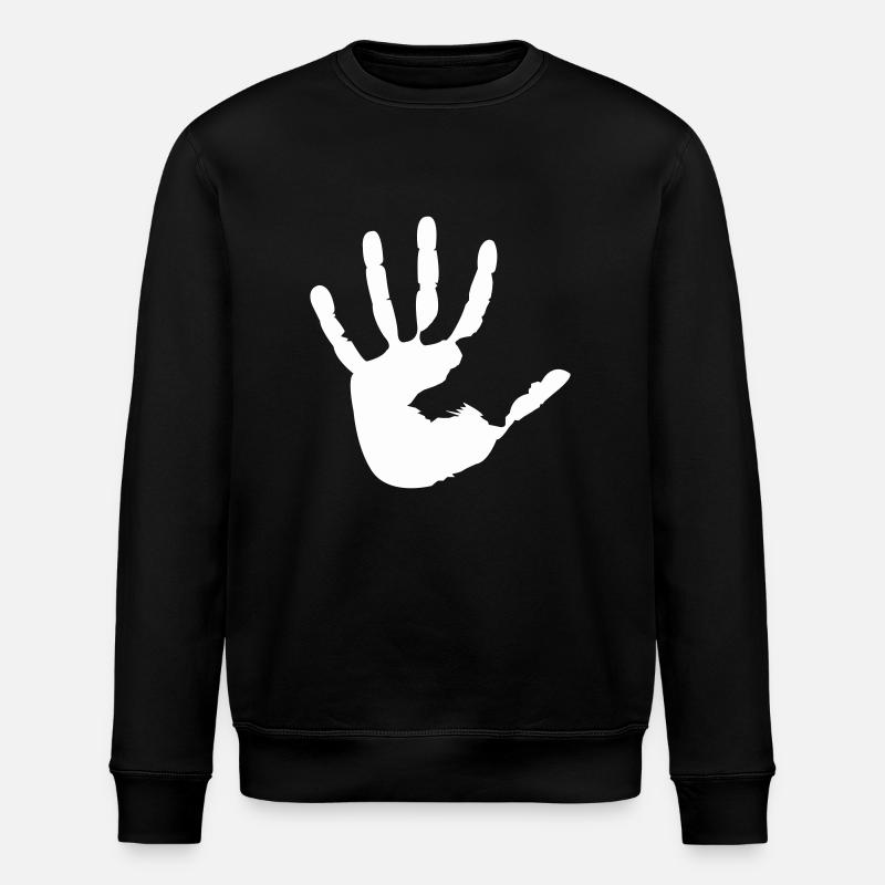 main - Sweat bio ROLLER Stanley/Stella Unisexe - noir