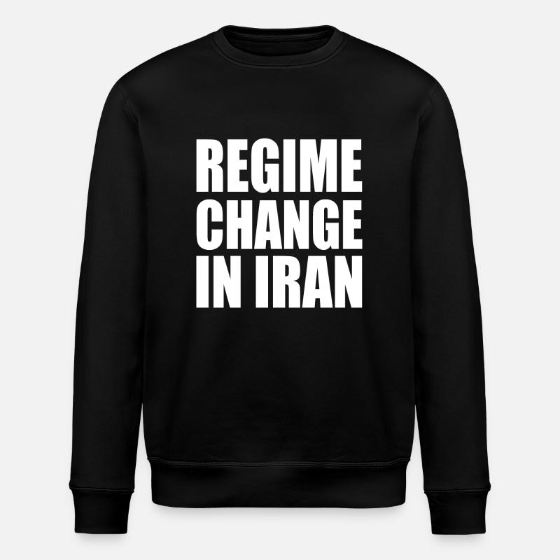 Regime change in iran - Stanley/Stella Unisex Bio-Sweatshirt ROLLER - Schwarz