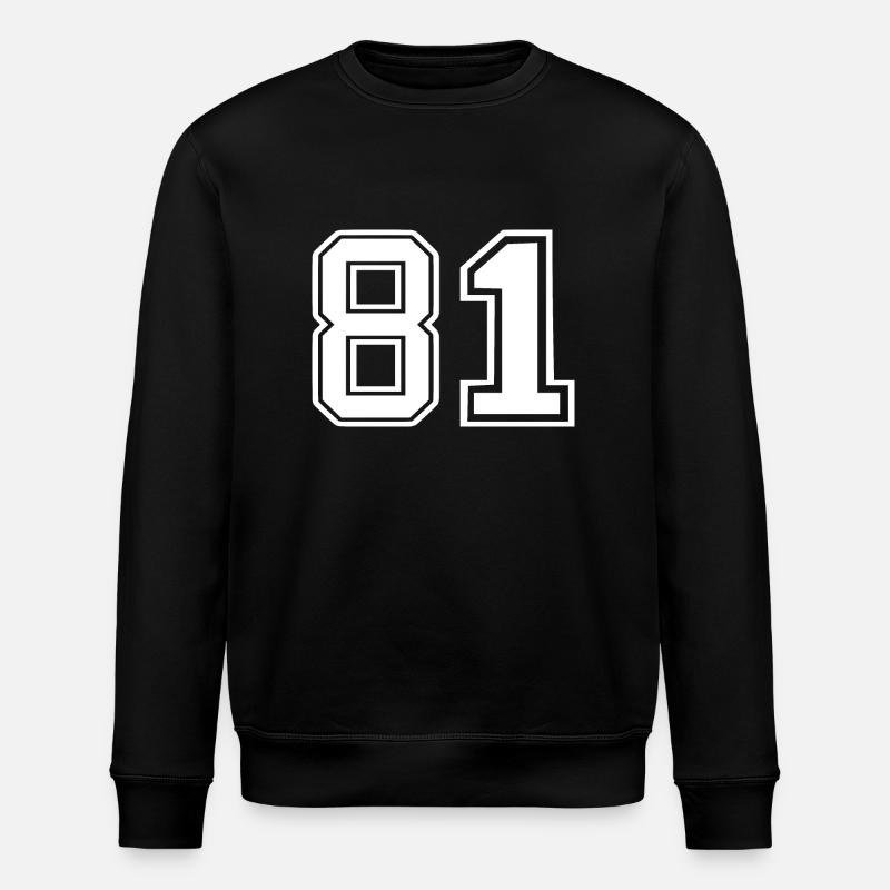 81 - Stanley/Stella ROLLER Unisex Organic Sweatshirt - black